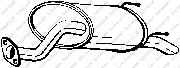 Rear Muffler (163-395)