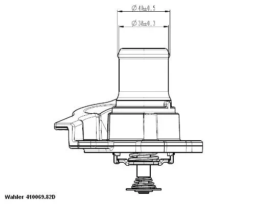 Thermostat, coolant (410069.82D)