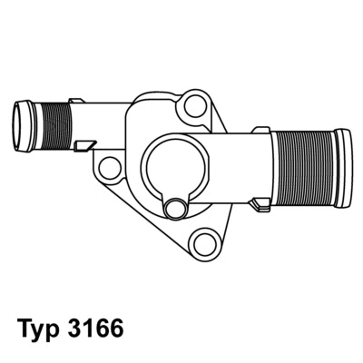 Thermostat, coolant (3166.89D)
