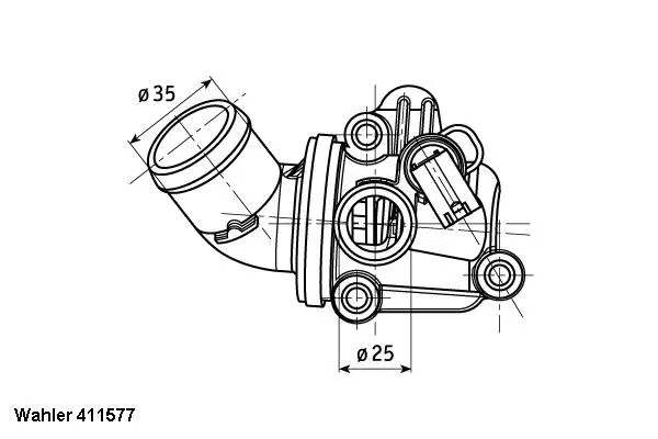 Thermostat, coolant (411577.80D)
