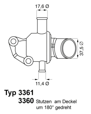 Thermostat, coolant (3361.87D)