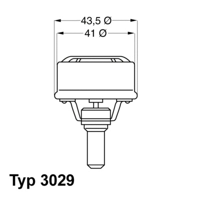 Thermostat, coolant (3029.86)