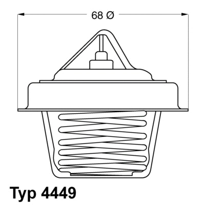 Thermostat, coolant (4449.84D)