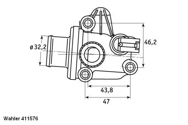 Thermostat, coolant (411576.87D)
