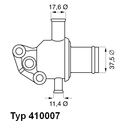 Thermostat, coolant (410007.87D)