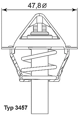 Thermostat, coolant (3457.90D)