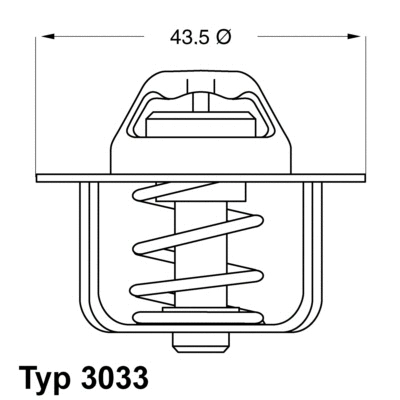 Thermostat, coolant (3033.78)