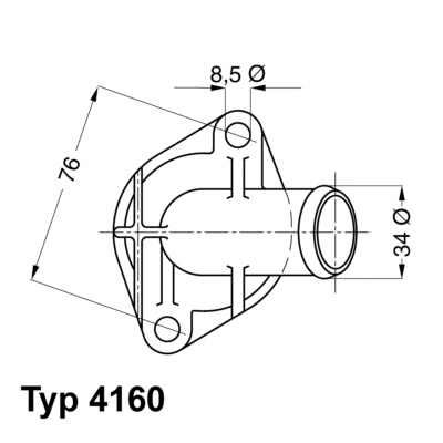Thermostat, coolant (4160.83D)