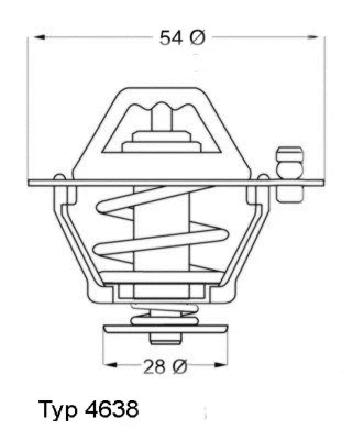 Thermostat, coolant (4638.82D)