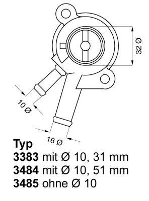 Thermostat, coolant (3383.87)