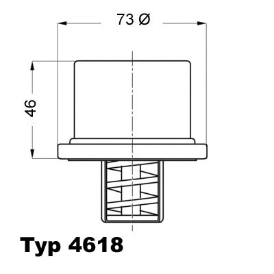 Thermostat, coolant (4618.70)