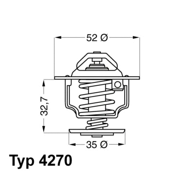 Thermostat, coolant (4270.88D)