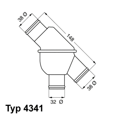 Thermostat, coolant (4341.80)