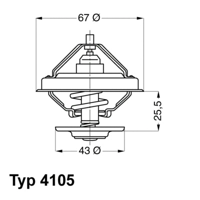 Thermostat, coolant (4105.79D)