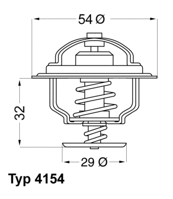 Thermostat, coolant (4154.82D)