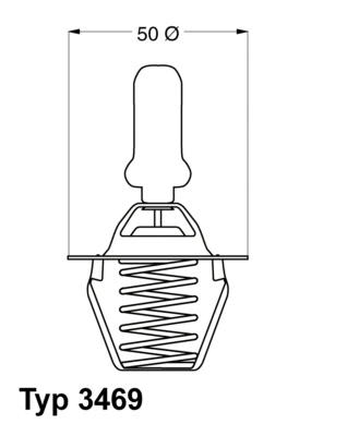 Thermostat, coolant (3469.91D)