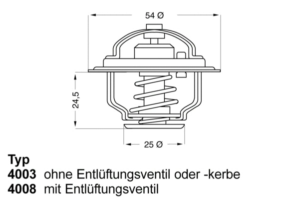 Thermostat, coolant (4008.74D)