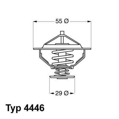 Thermostat, coolant (4446.83D)