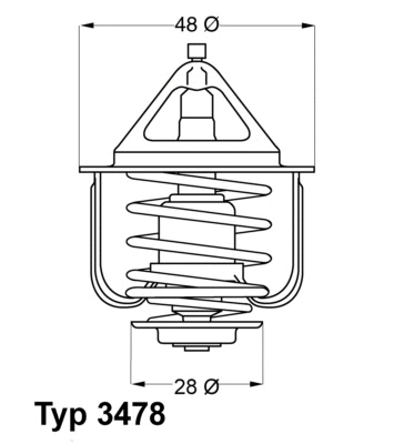 Thermostat, coolant (3478.82D)