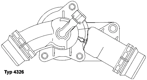 Thermostat, coolant (4326.97D)