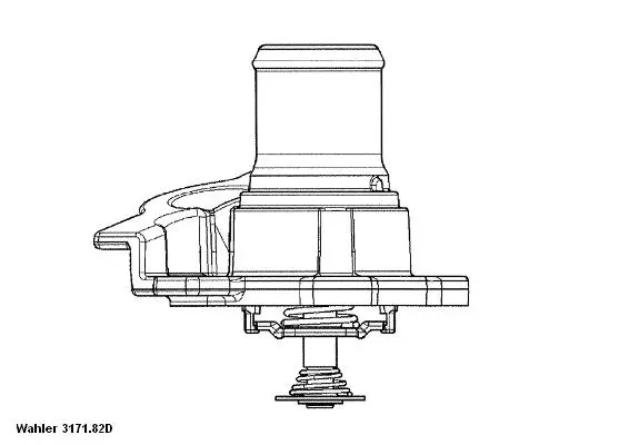 Thermostat, coolant (3171.82D)