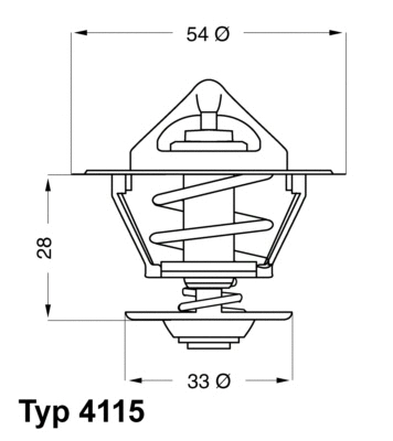 Thermostat, coolant (4115.92D)