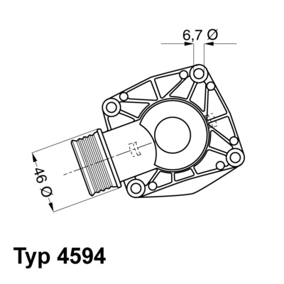 Thermostat, coolant (4594.90D)