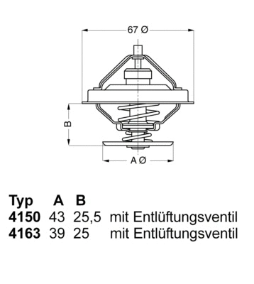 Thermostat, coolant (4163.79D)