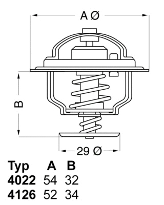 Thermostat, coolant (4022.82D)