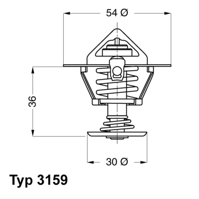Thermostat, coolant (3159.82D)