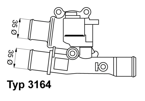 Thermostat, coolant (3164.88)