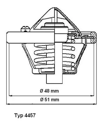 Thermostat, coolant (4457.82D)
