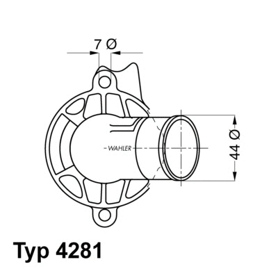 Thermostat, coolant (4281.87D)
