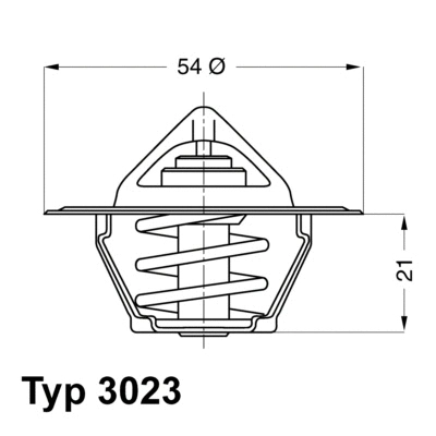 Thermostat, coolant (3023.87D)