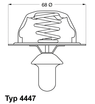 Thermostat, coolant (4447.85D)