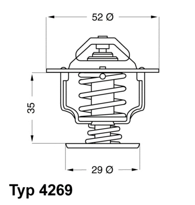 Thermostat, coolant (4269.78D)