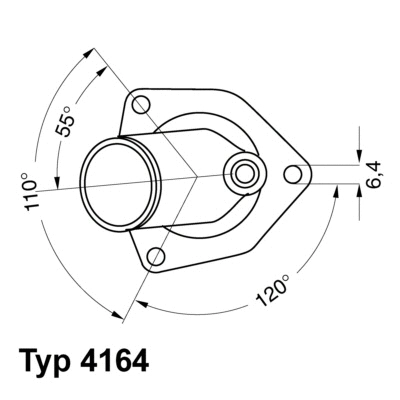 Thermostat, coolant (4164.92D)