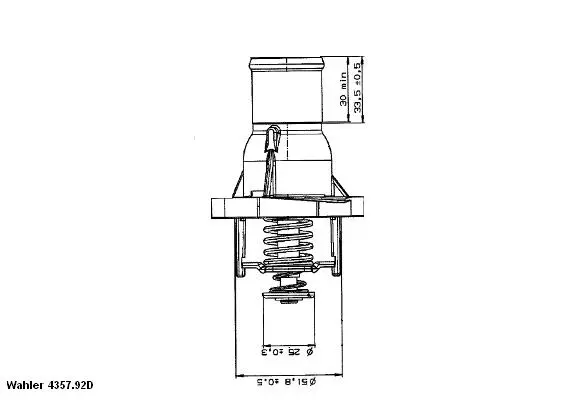 Thermostat, coolant (4357.92D)
