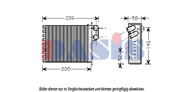 Heat Exchanger, interior heating (189002N)