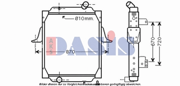 Radiator, engine cooling (390022N)
