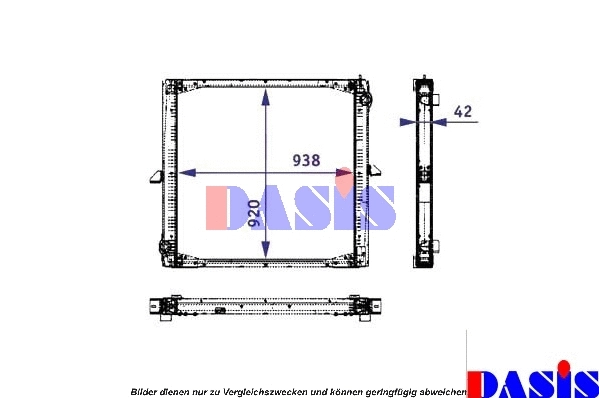 Radiator, engine cooling (260007N)