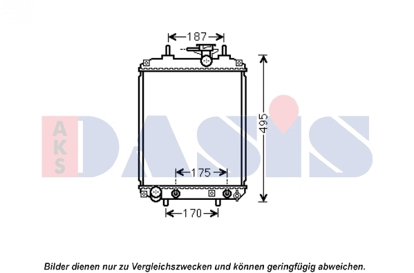 Radiator, engine cooling (360027N)
