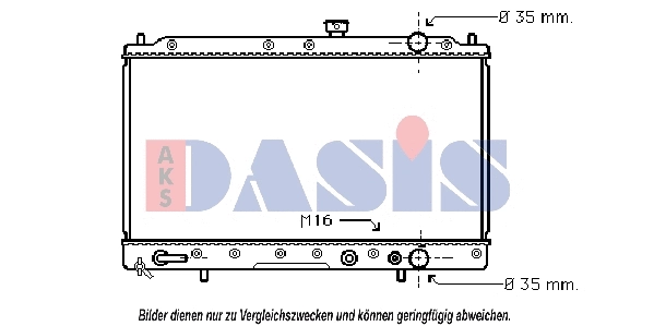 Radiator, engine cooling (141240N)