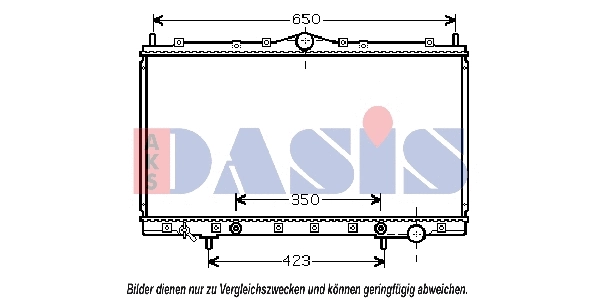 Radiator, engine cooling (140058N)