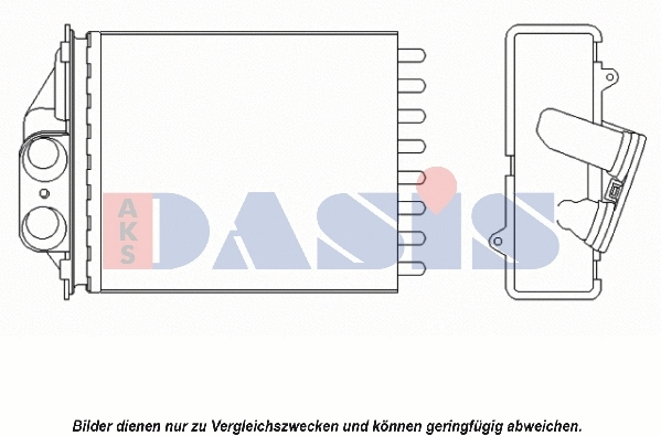 Heat Exchanger, interior heating (089017N)