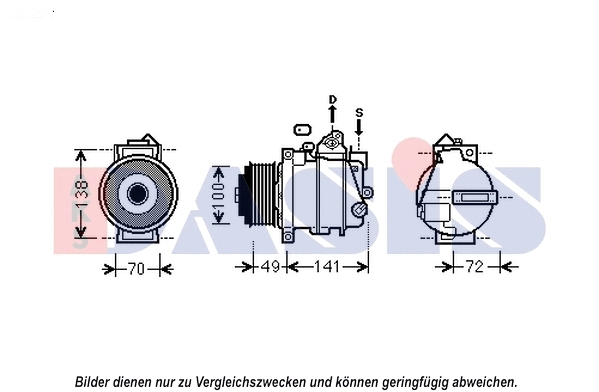Compressor, air conditioning (852594N)