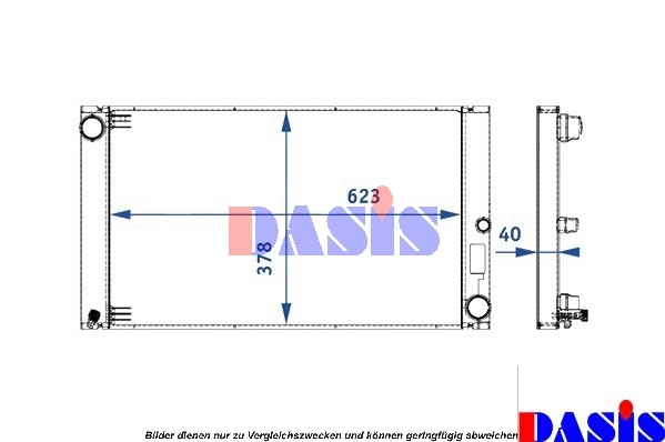 Radiator, engine cooling (051004N)