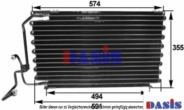 Condenser, air conditioning (162040N)