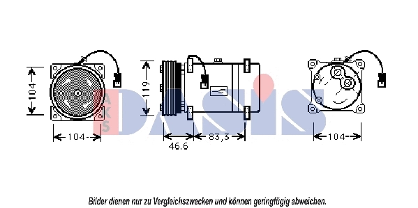 Compressor, air conditioning (851368N)