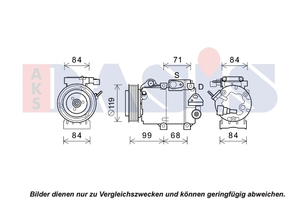 Compressor, air conditioning (852855N)